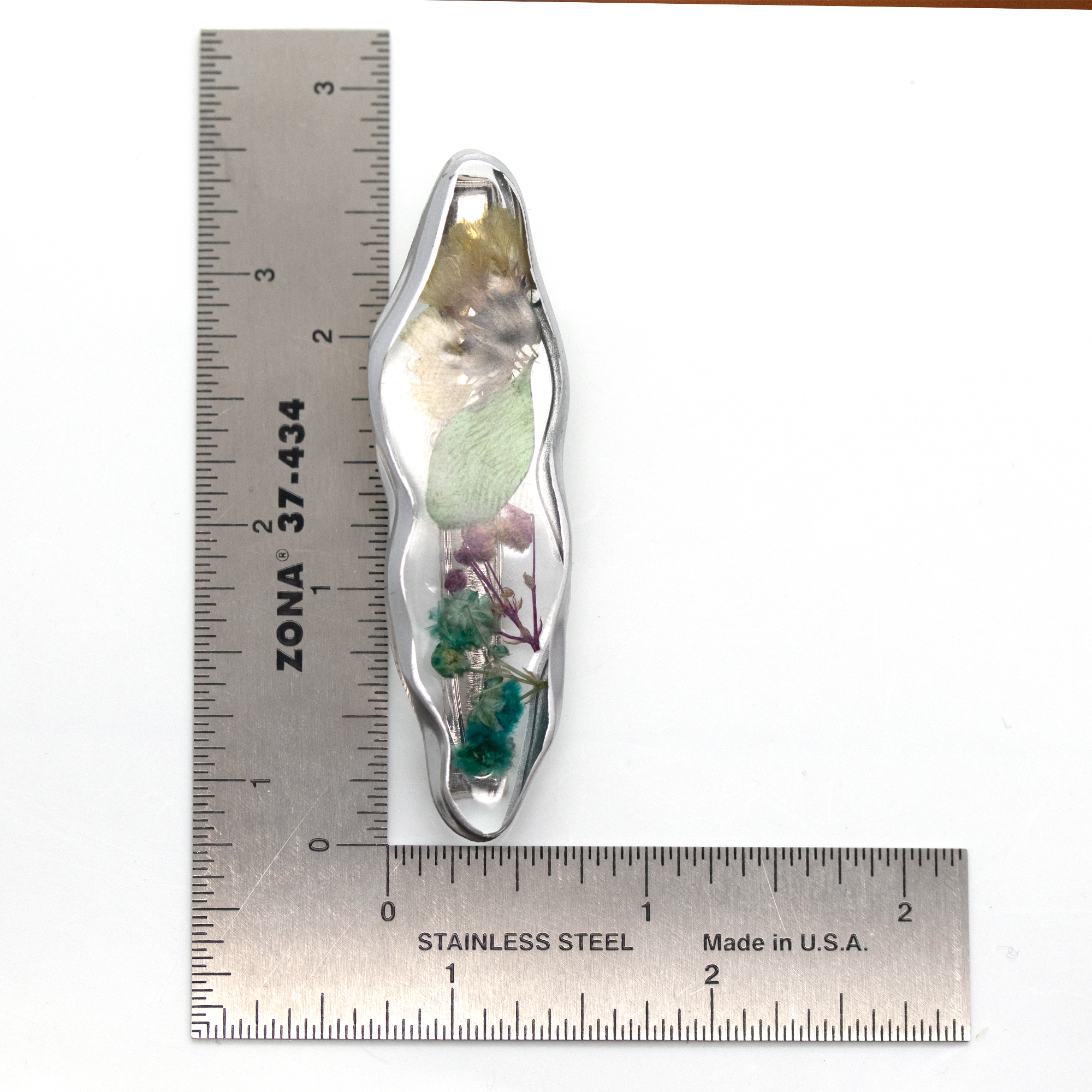 Botanical Flower Barrettes - Calico Unicorn