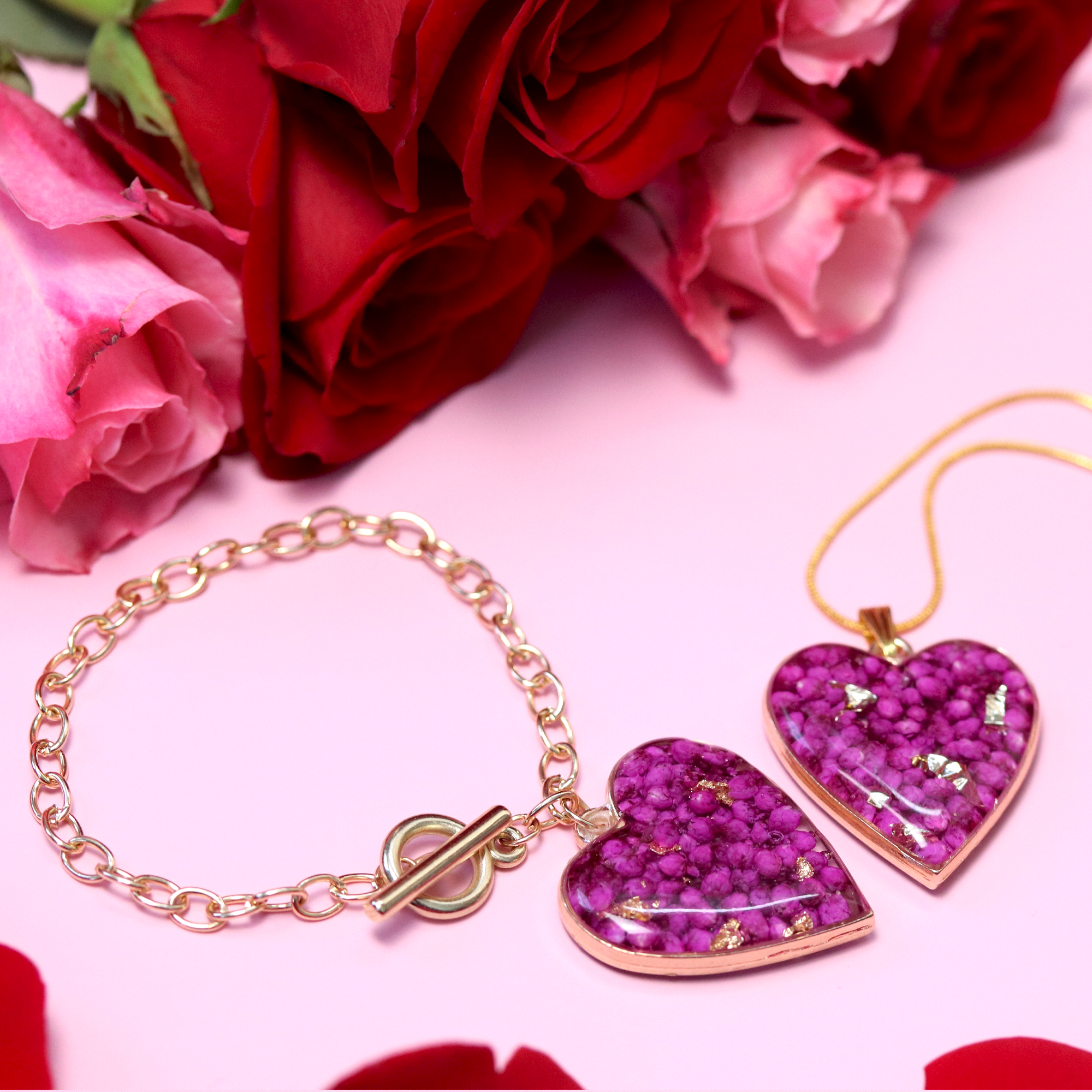 Rosé Amoré Limited Edition Heart-Shaped Pendant - Calico Unicorn