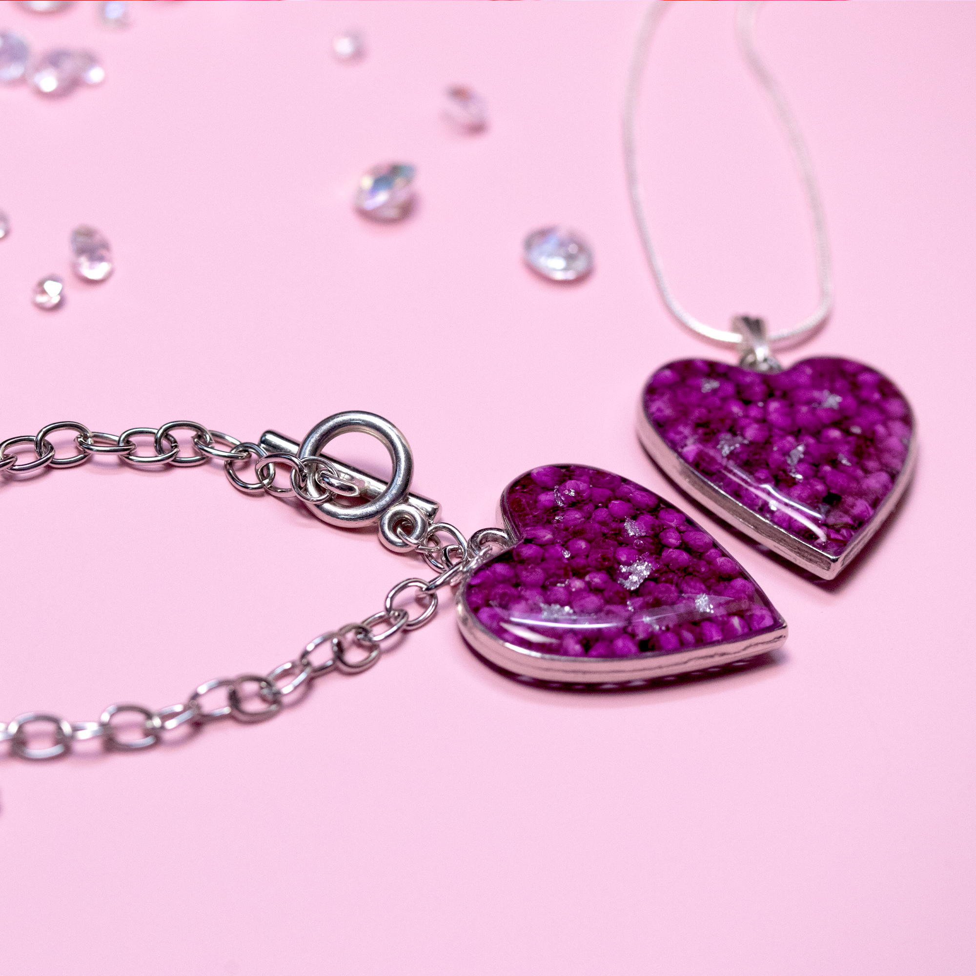 Rosé Amoré Limited Edition Heart-Shaped Pendant - Calico Unicorn