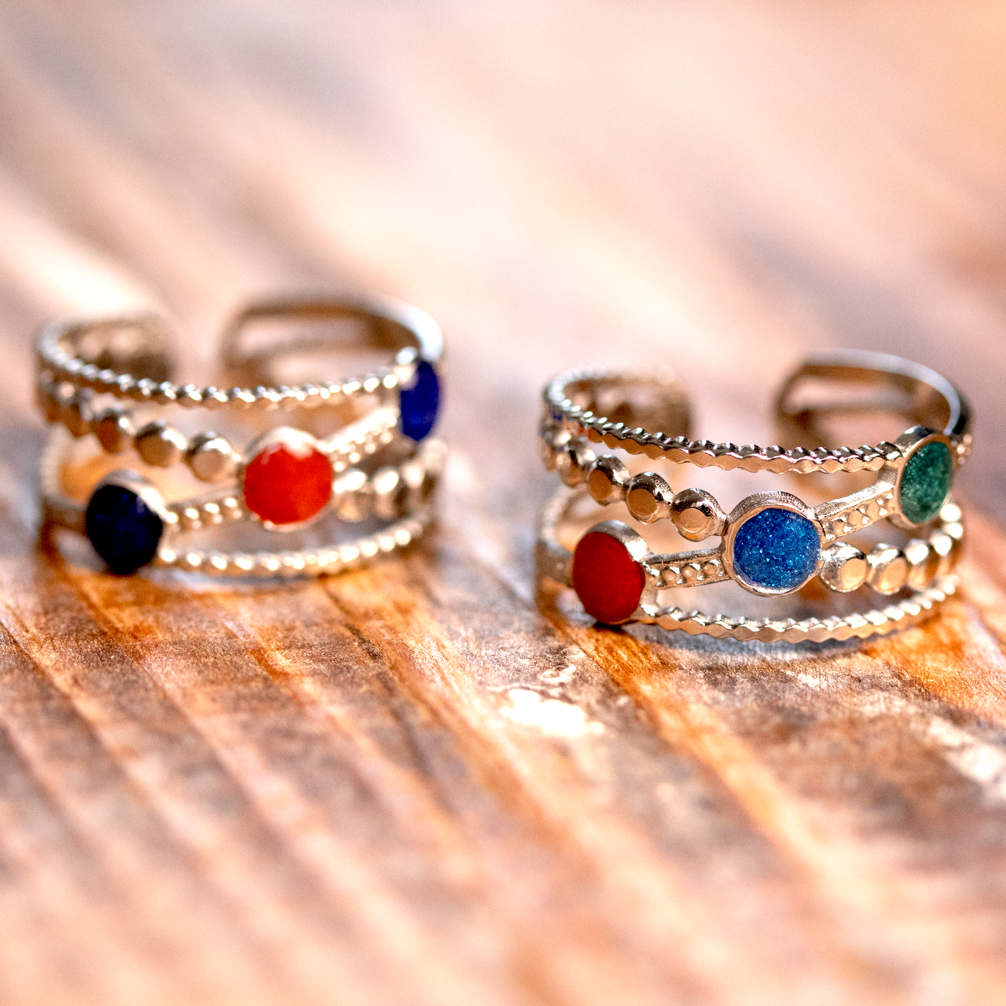 Mother's Birthstone Ring - Calico Unicorn