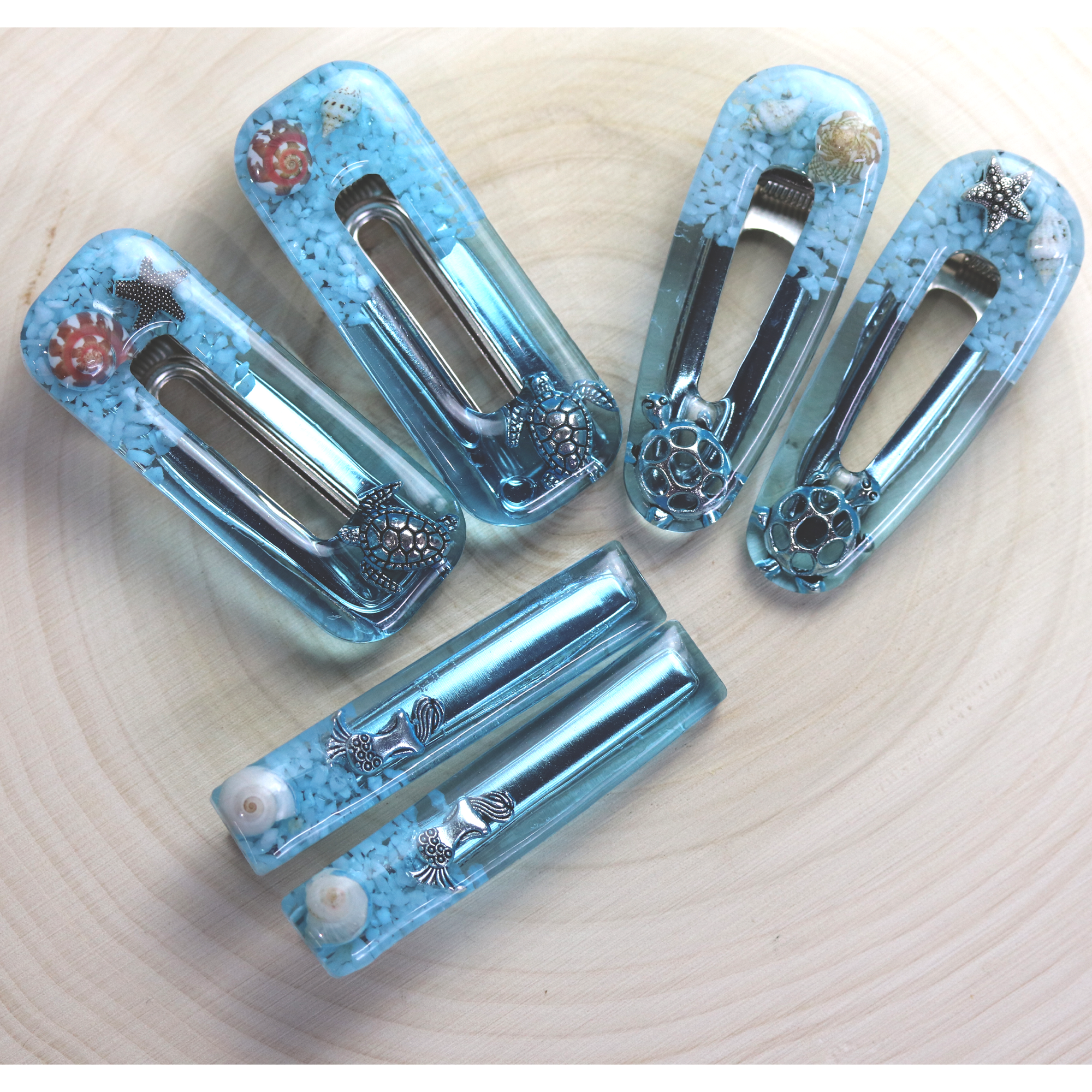 Underwater Seascape Barrette Set image 0