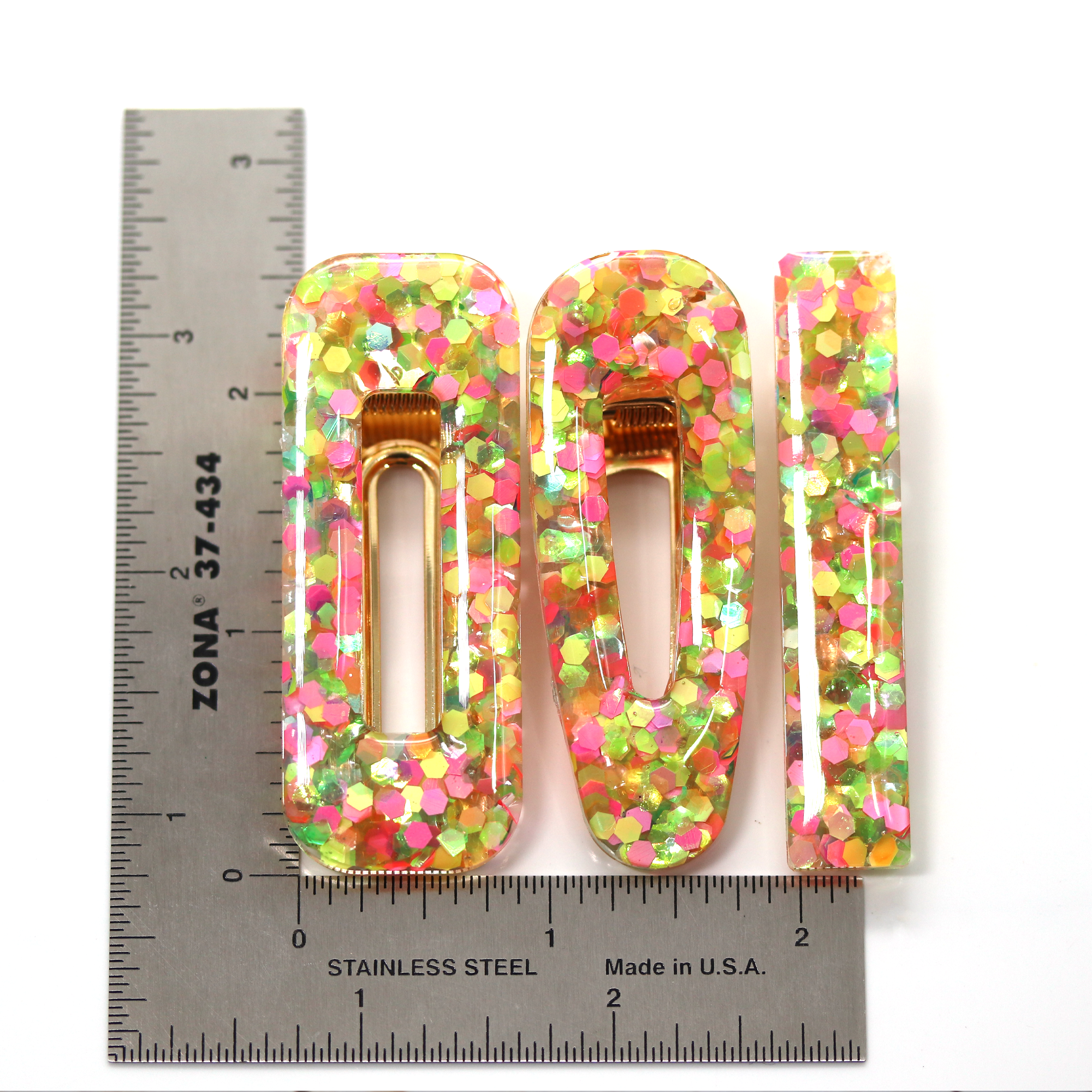 Birthday Party Confetti Barrette Set image 9