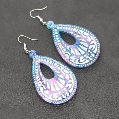 Big Boho Teardrop-Shaped Earrings image 7