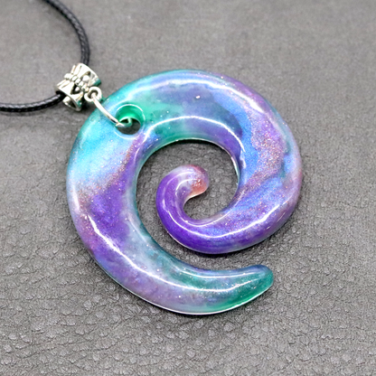 Northern Lights Spiral Pendant - Your Choice image 4