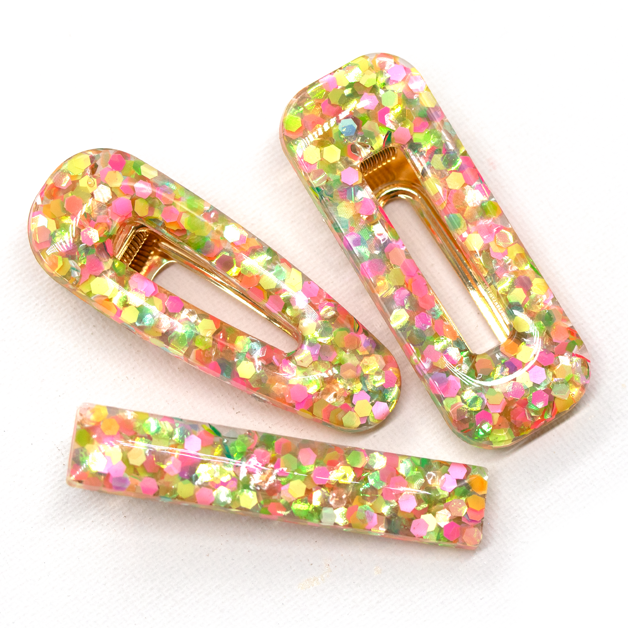 Birthday Party Confetti Barrette Set image 7