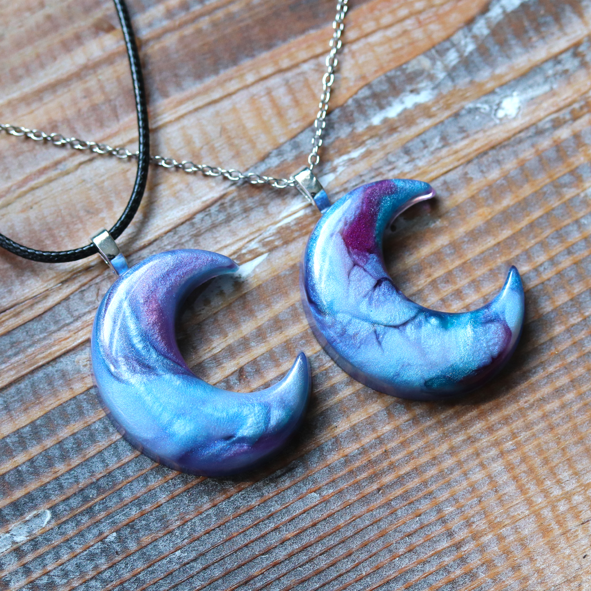 Moonstone Crescent Moon Pendant image 0