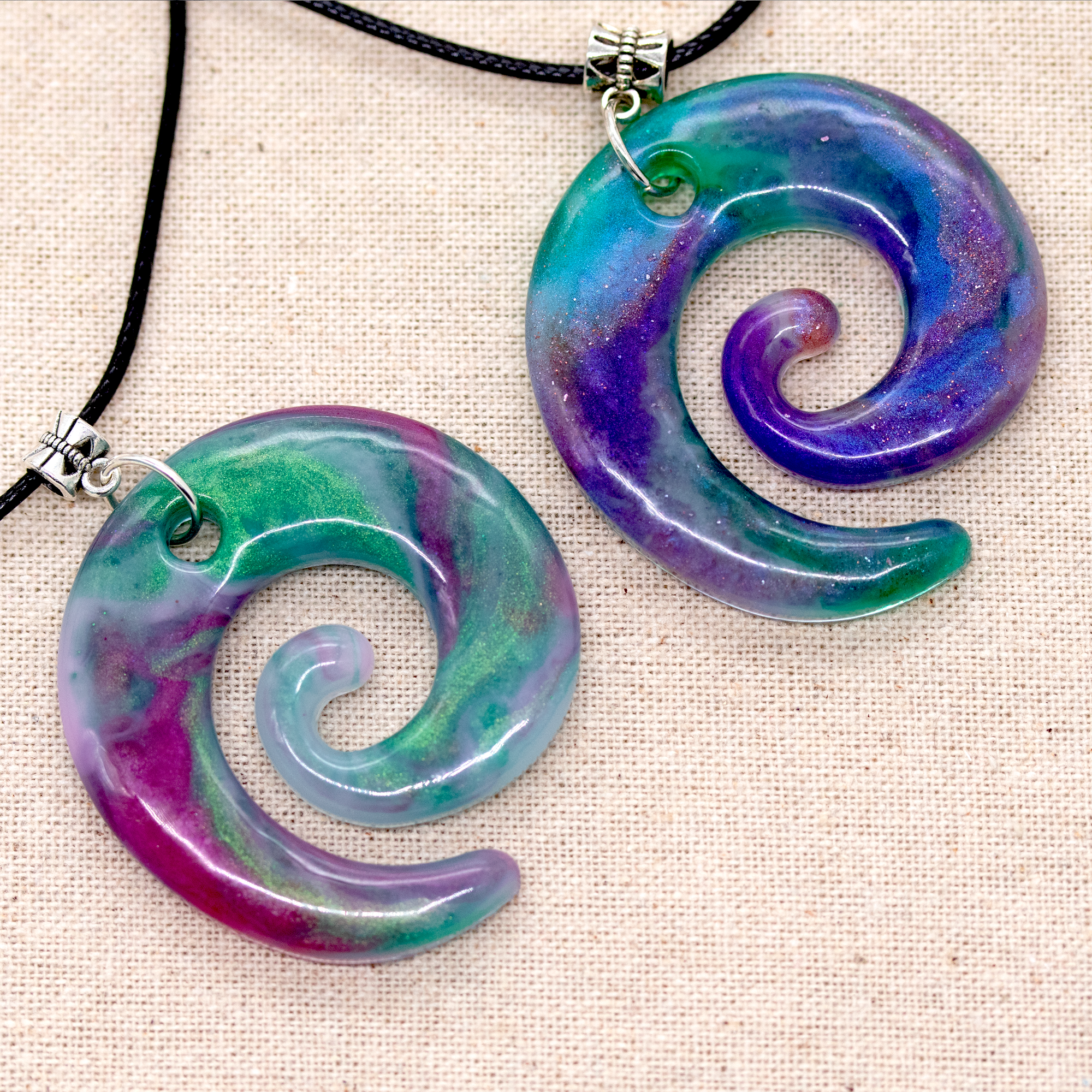 Northern Lights Spiral Pendant - Your Choice image 5