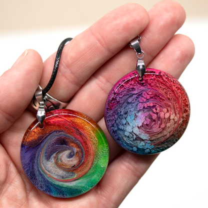 Rainbow Swirl Pendant - Your Choice image 9