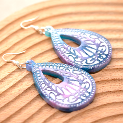 Big Boho Teardrop-Shaped Earrings image 4