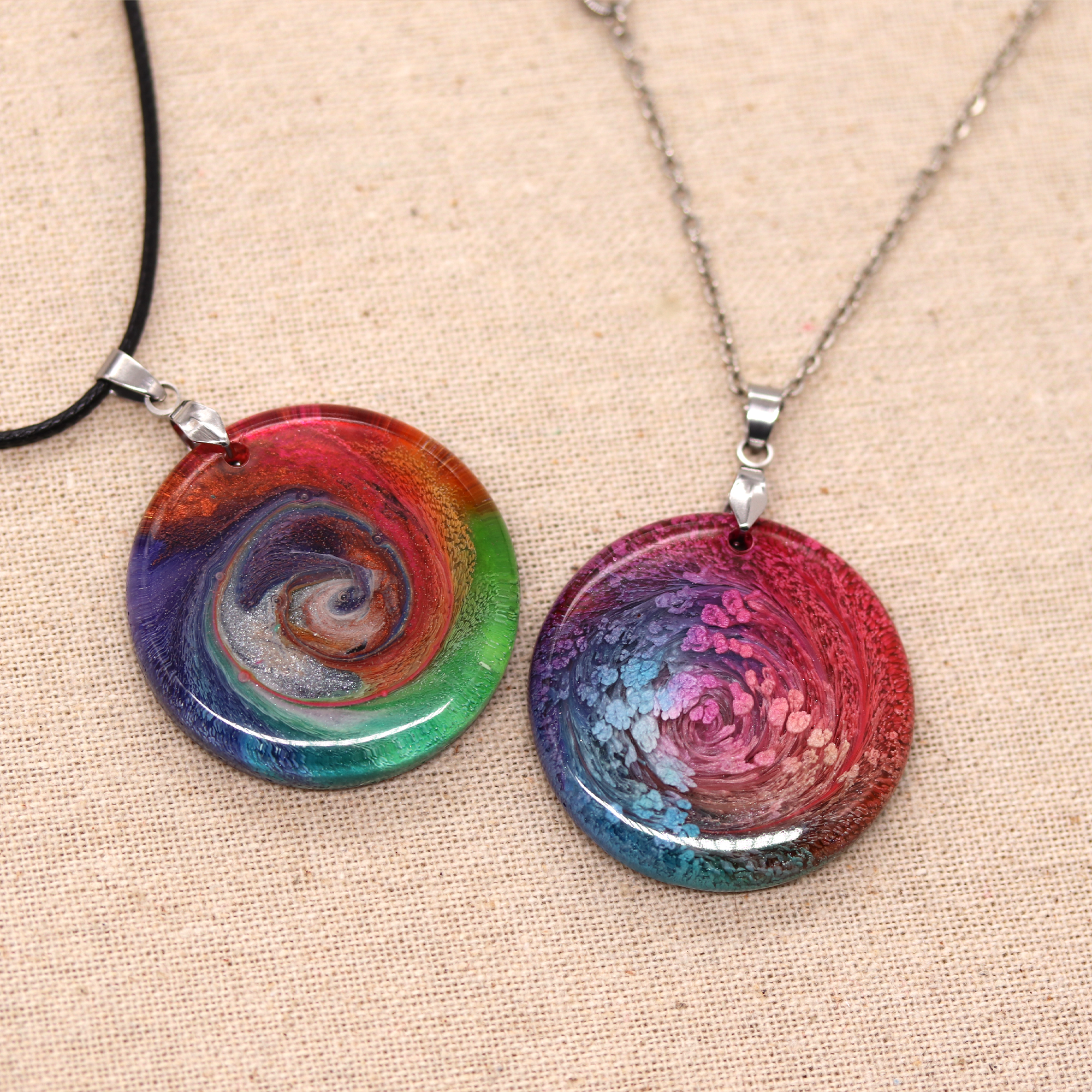 Rainbow Swirl Pendant - Your Choice image 7