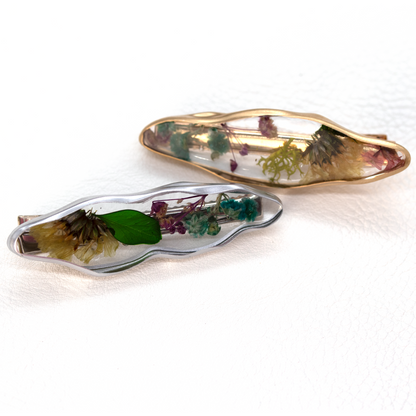 Botanical Flower Barrettes