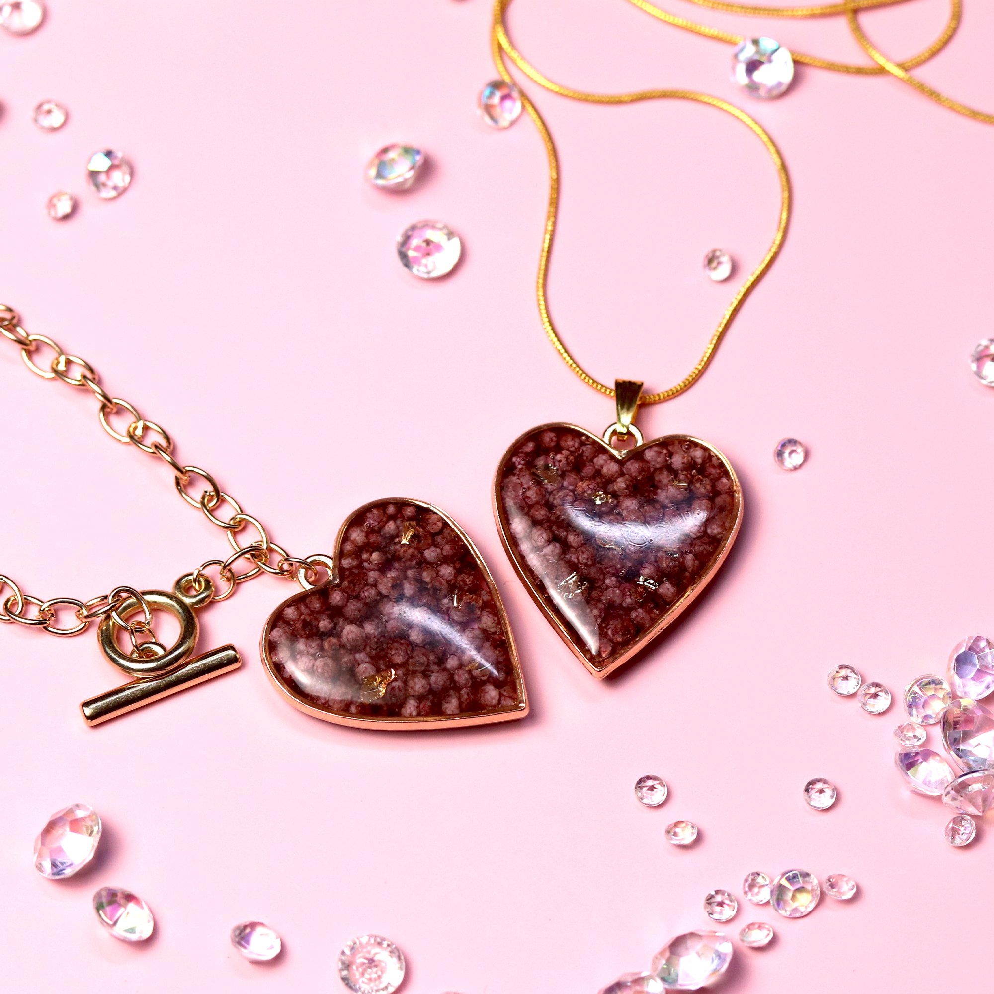 Rosé Amoré Limited Edition Heart-Shaped Pendant - Calico Unicorn