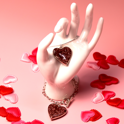 Rosé Amoré Limited Edition Heart-Shaped Pendant - Calico Unicorn