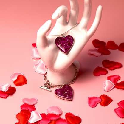 Rosé Amoré Limited Edition Heart-Shaped Pendant - Calico Unicorn