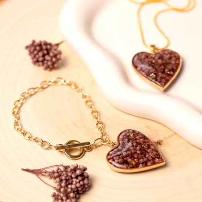 Rosé Amoré Limited Edition Heart-Shaped Pendant - Calico Unicorn