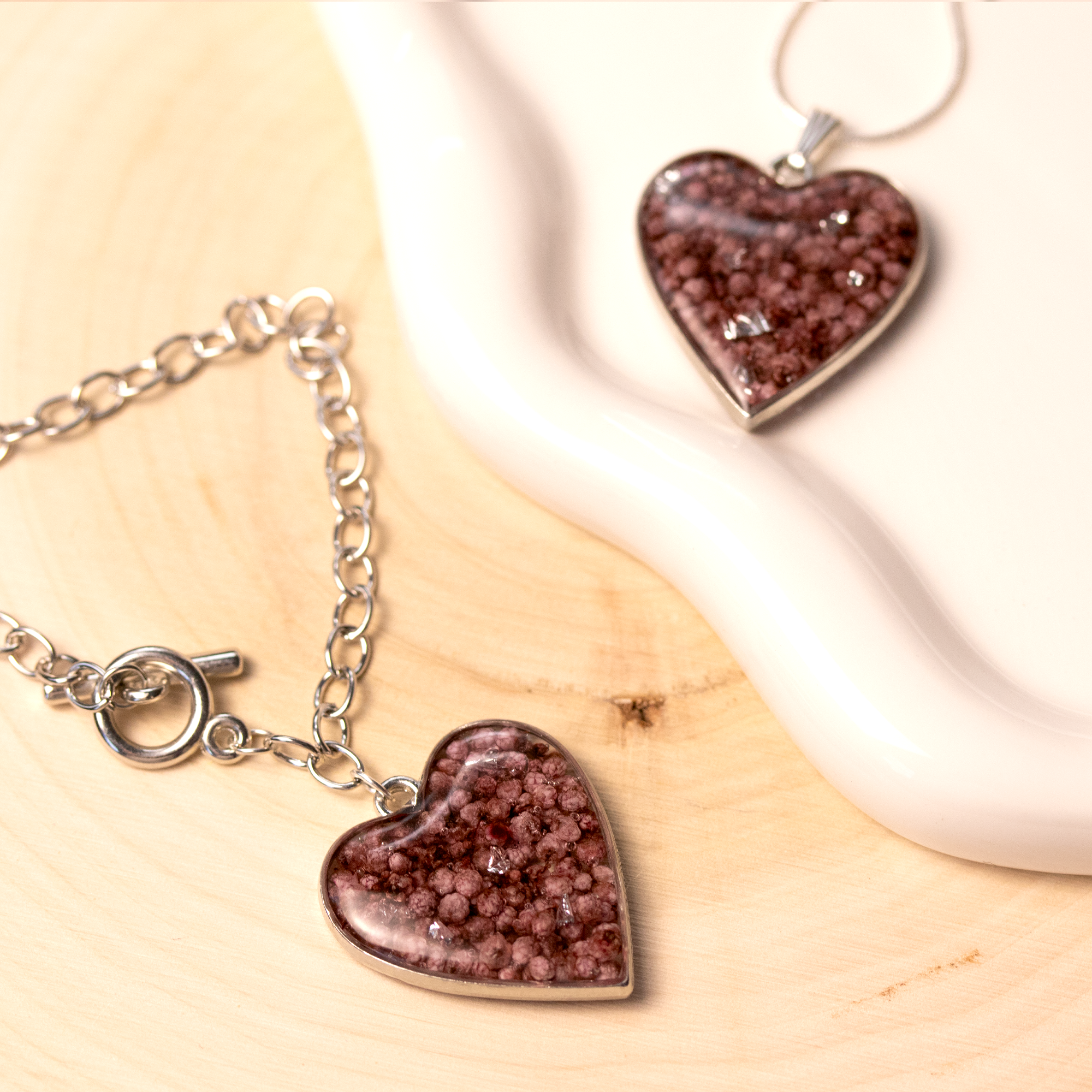 Rosé Amoré Limited Edition Heart-Shaped Pendant - Calico Unicorn