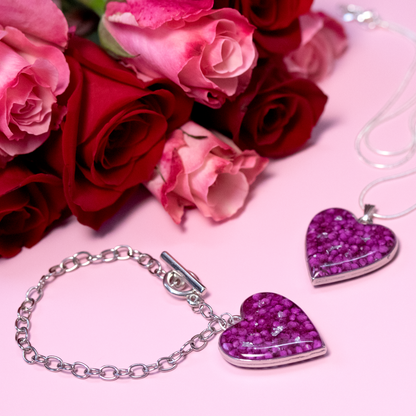 Rosé Amoré Limited Edition Heart-Shaped Pendant - Calico Unicorn