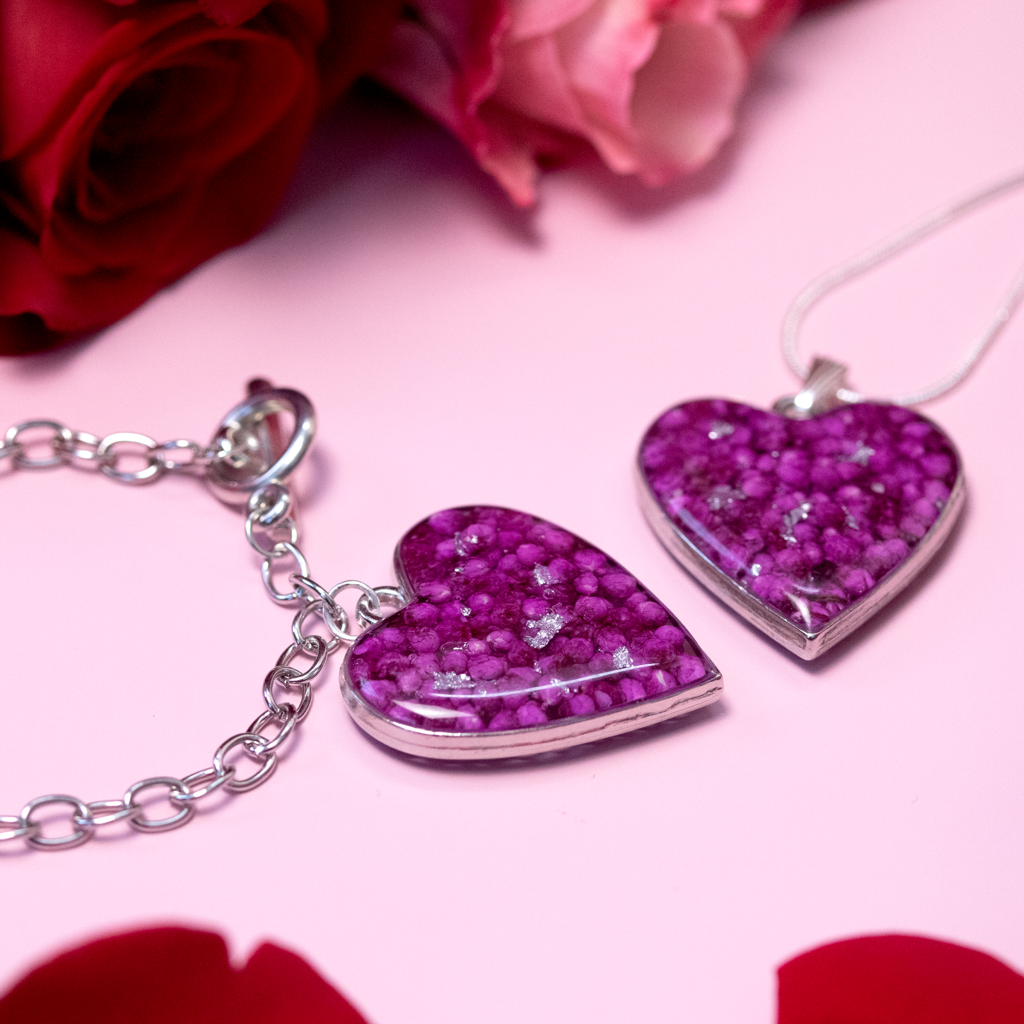 Rosé Amoré Limited Edition Heart-Shaped Pendant - Calico Unicorn