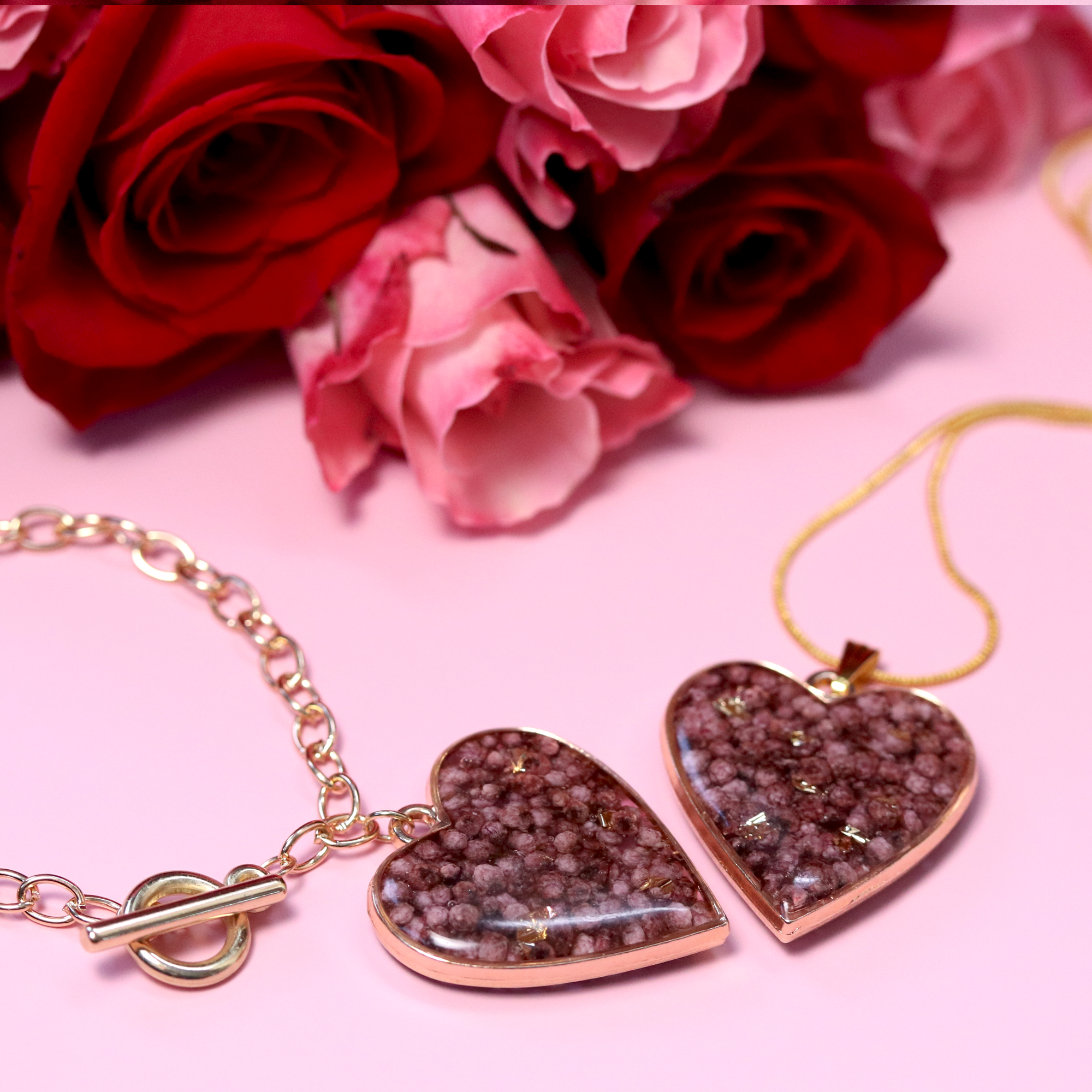 Rosé Amoré Limited Edition Heart-Shaped Pendant - Calico Unicorn