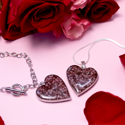 Rosé Amoré Limited Edition Heart-Shaped Pendant - Calico Unicorn