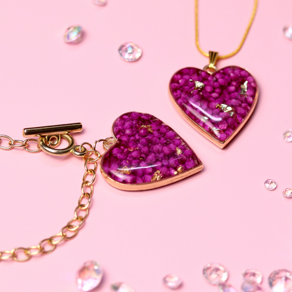 Rosé Amoré Limited Edition Heart-Shaped Pendant - Calico Unicorn