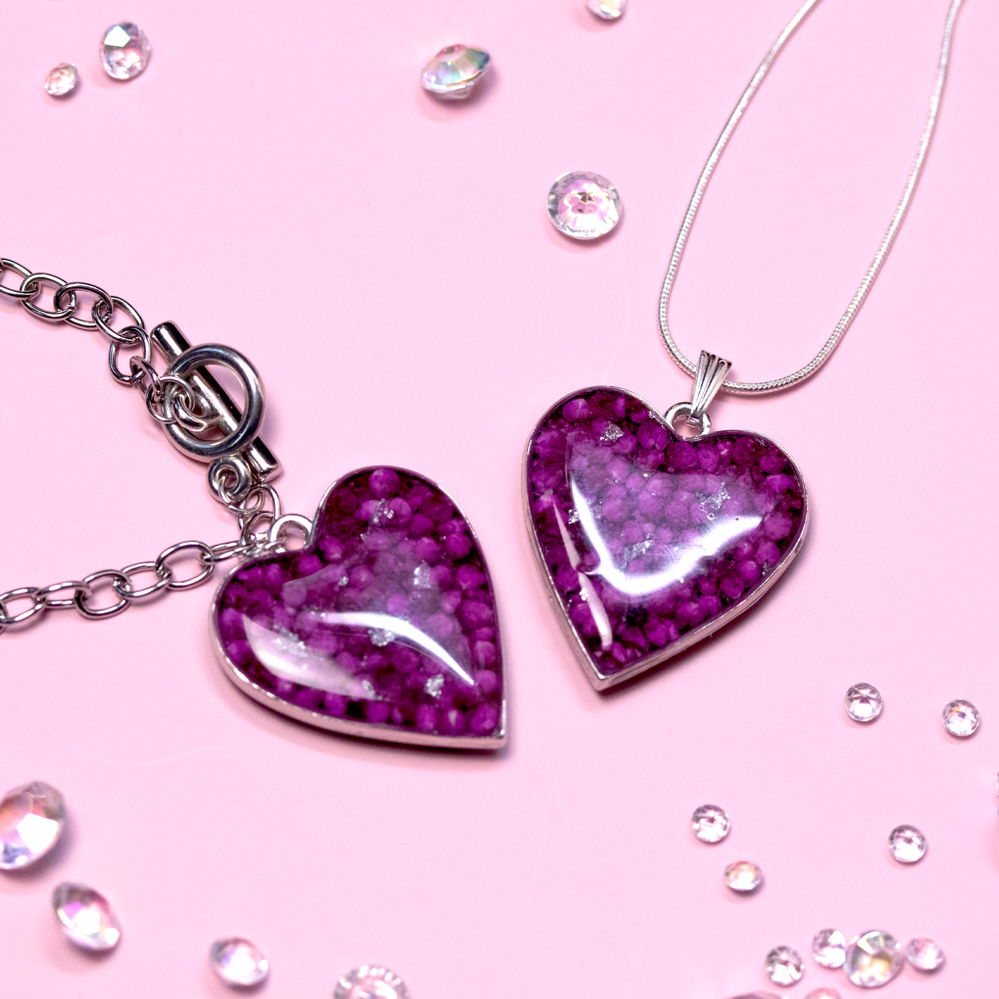 Rosé Amoré Limited Edition Heart-Shaped Pendant - Calico Unicorn
