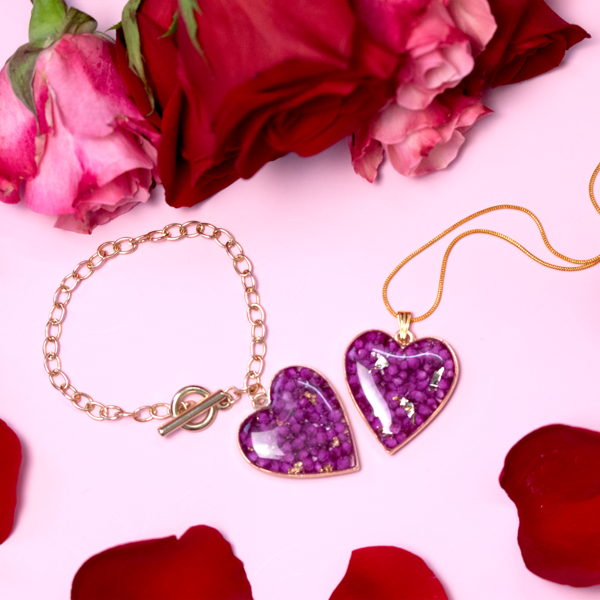 Rosé Amoré Limited Edition Heart-Shaped Pendant - Calico Unicorn