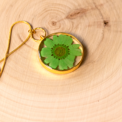 Colorful Daisy Pendant - Calico Unicorn