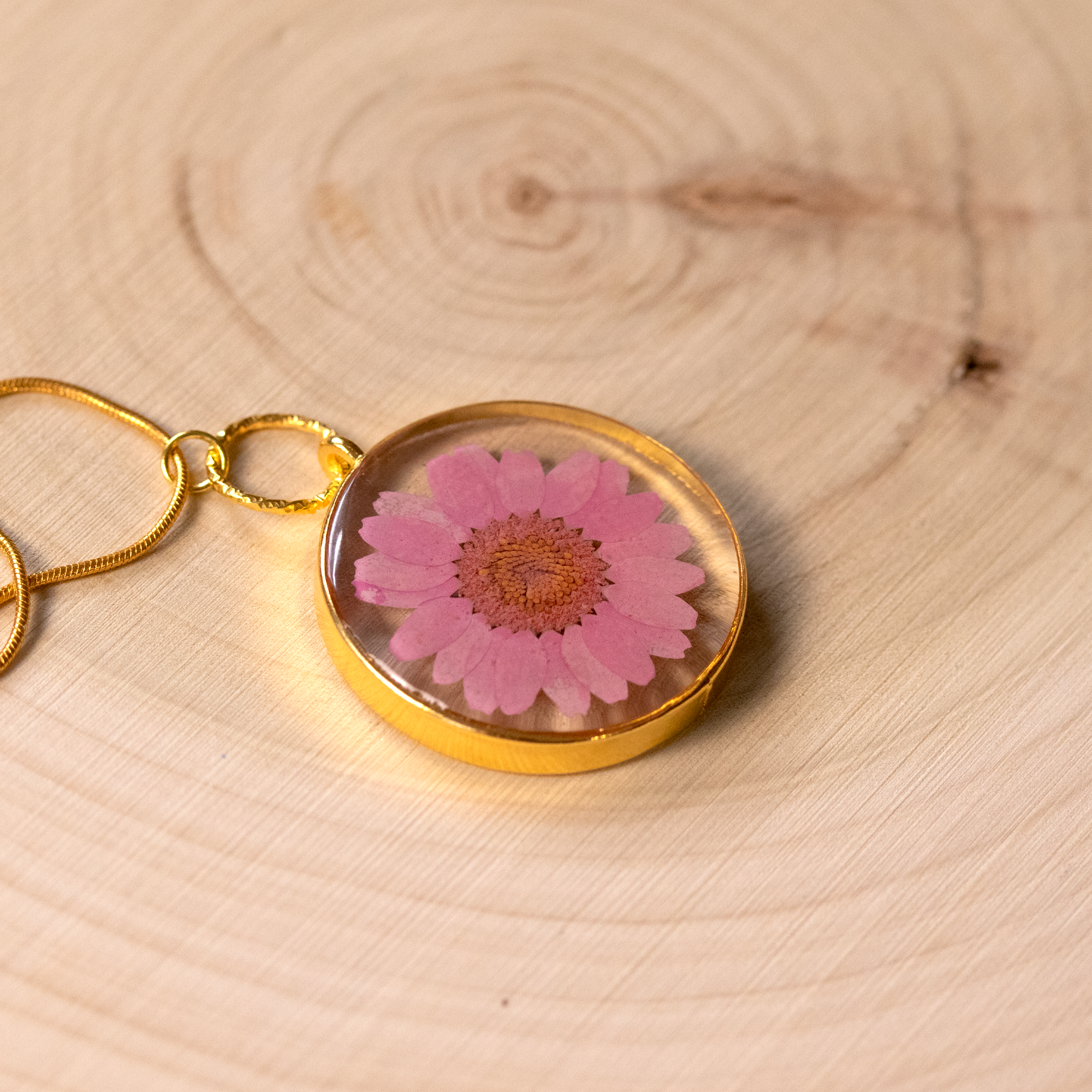 Colorful Daisy Pendant - Calico Unicorn