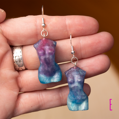 Goddess Torso-Shaped Earrings