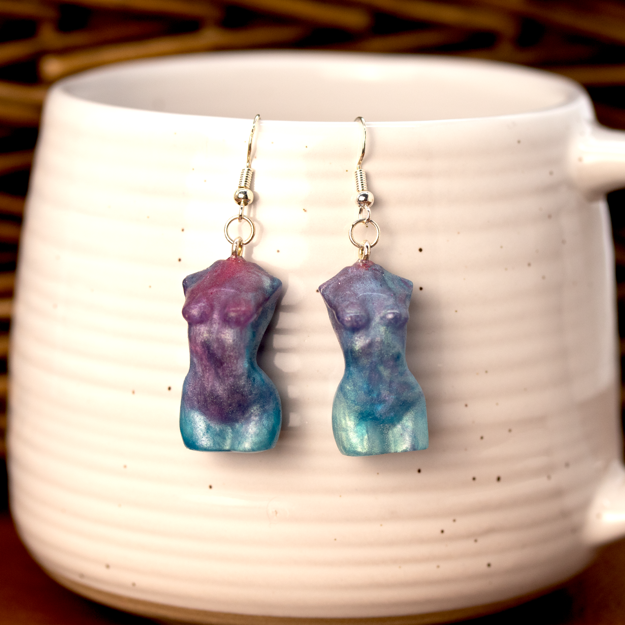 Goddess Torso-Shaped Earrings