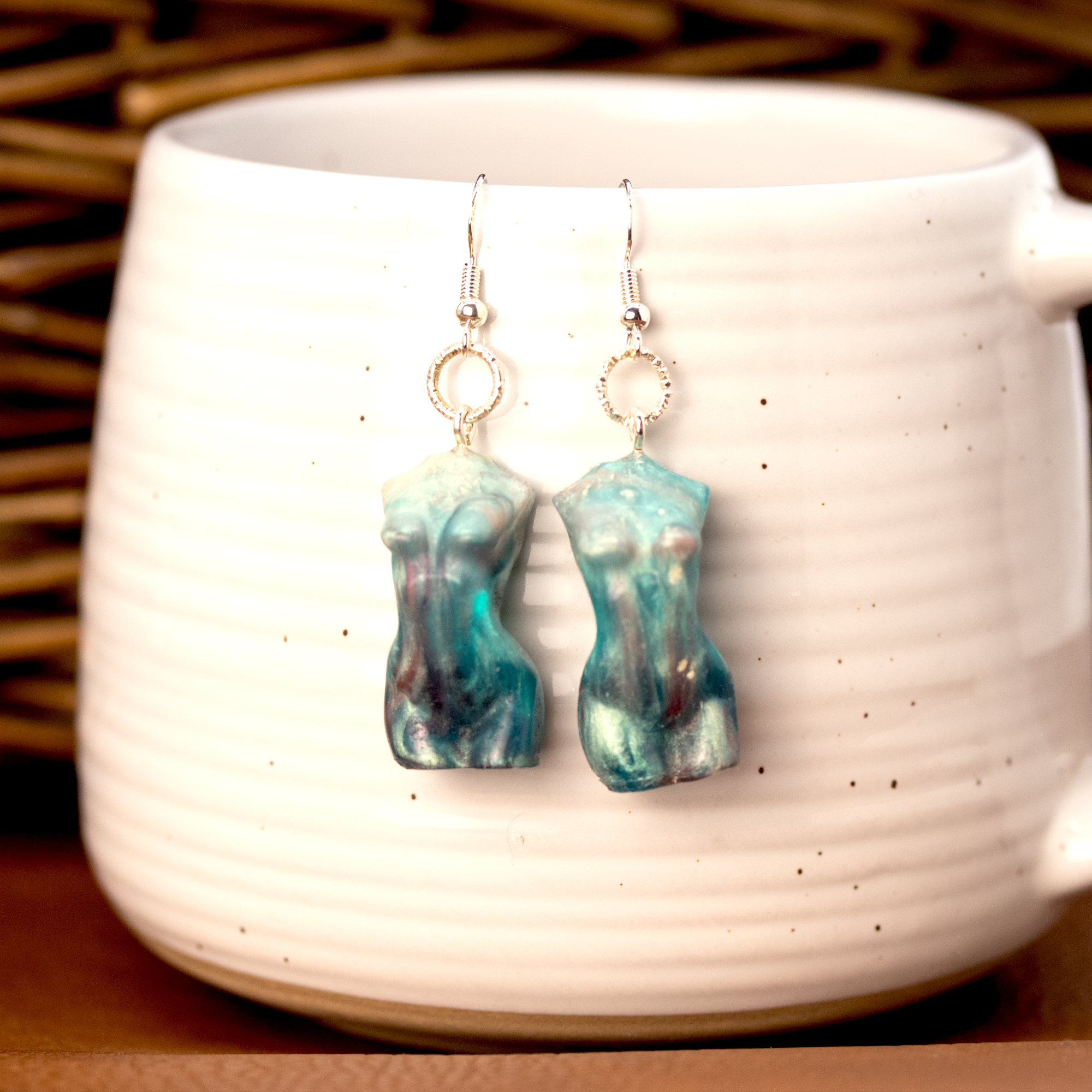 Goddess Torso-Shaped Earrings