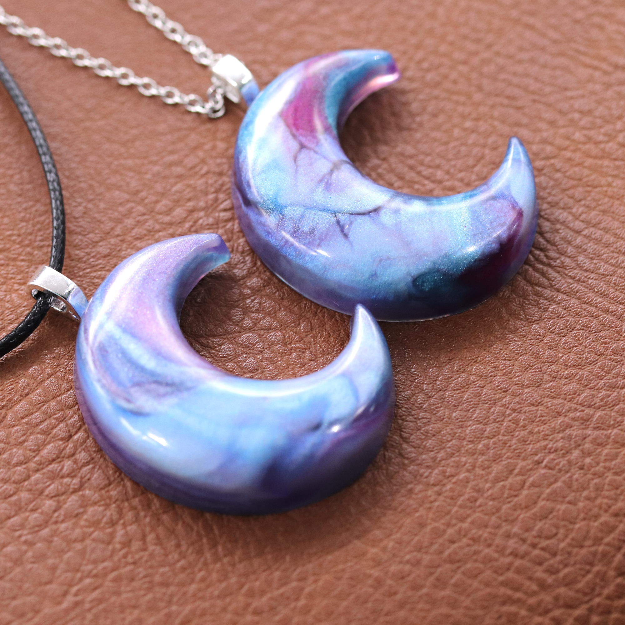 Moonstone Crescent Moon Pendant image 3