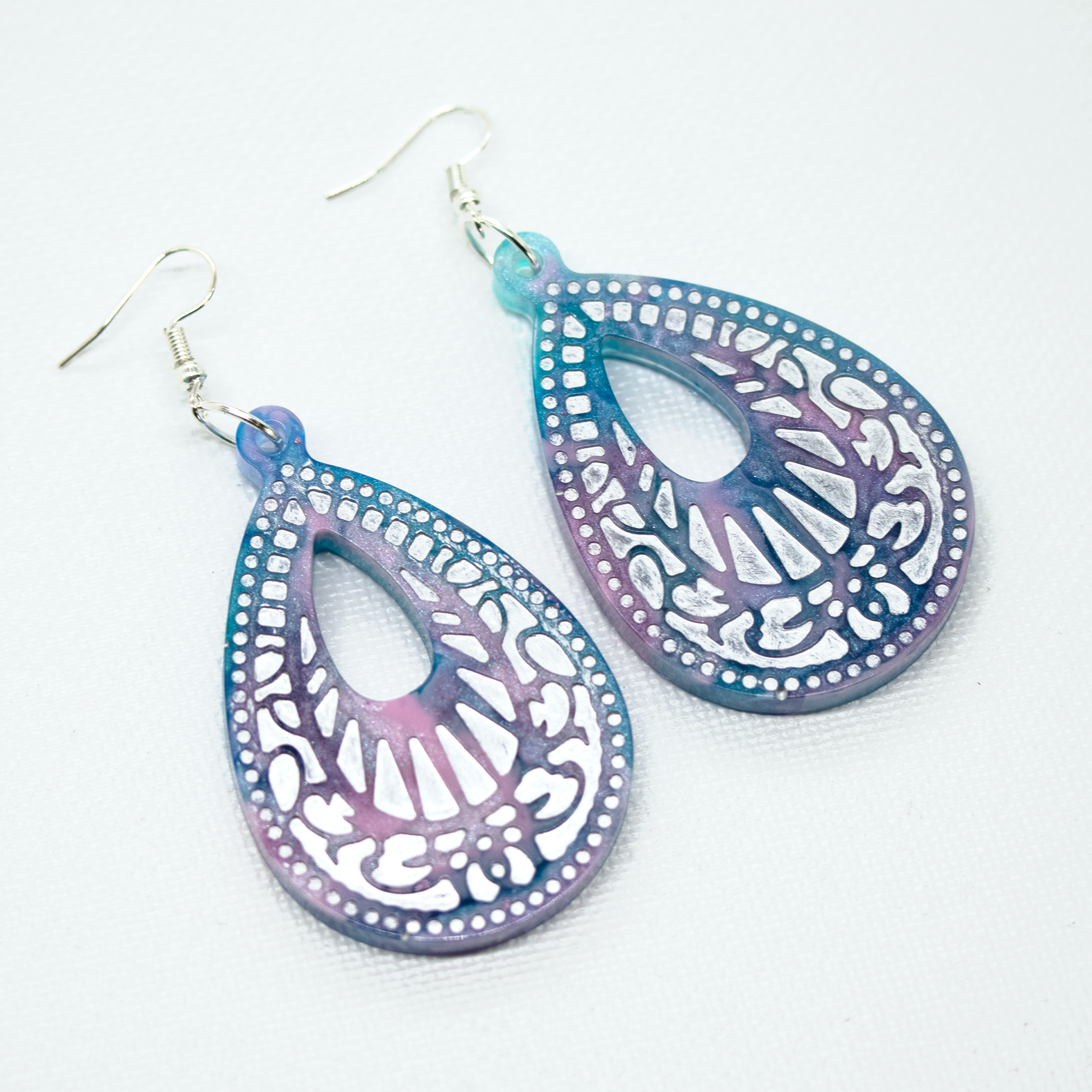 Big Boho Teardrop-Shaped Earrings image 2