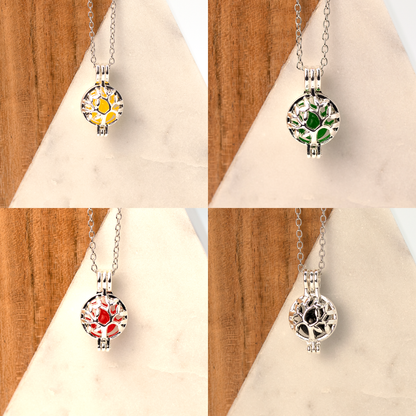 Dainty 10 Color Interchangeable Cage Pendant