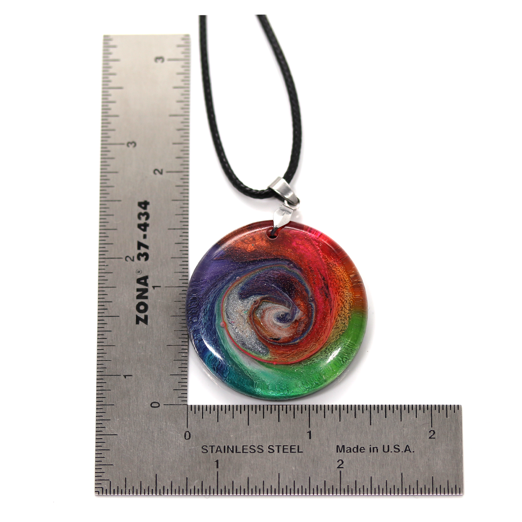 Rainbow Swirl Pendant - Your Choice image 11