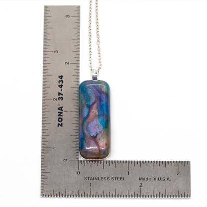 Blue Moonstone Worry Stone Pendant image 10