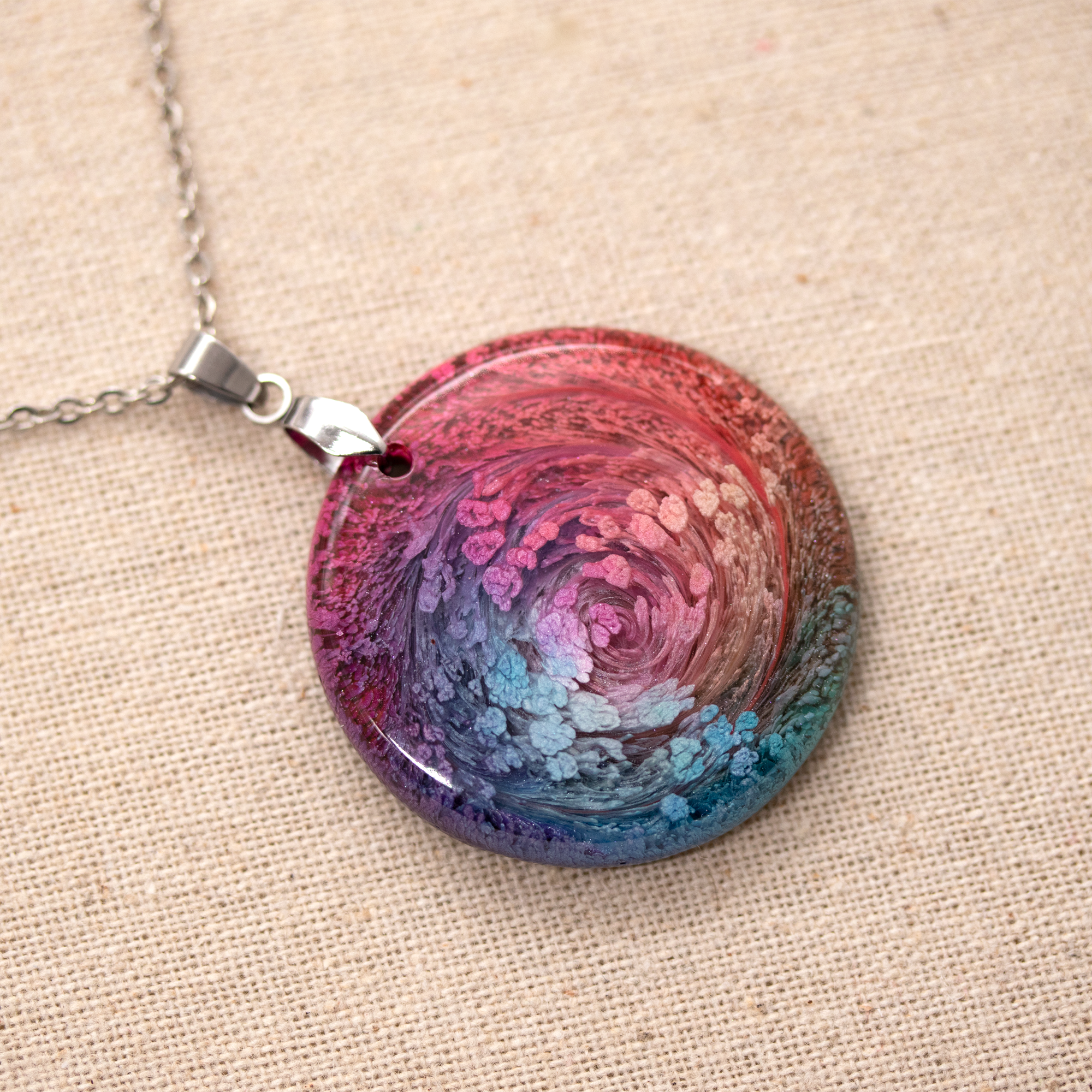 Rainbow Swirl Pendant - Your Choice image 5