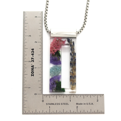 Flower slide top bezel open rectangle pendant 1.png